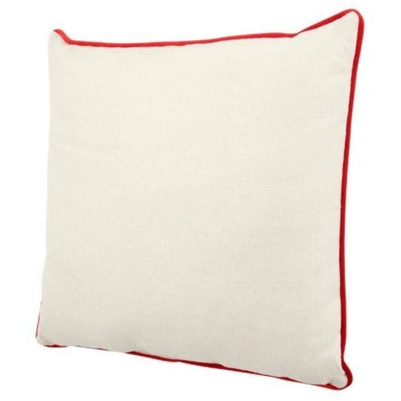 Christmas Holiday Snowman 18" Throw Pillow Cushion Home Accents Red Snow Winter - Picture 6 of 9